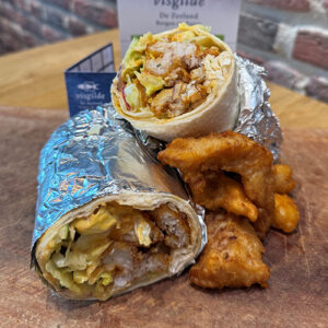 Broodje van de week: Kibbeling durum met pittige Joppiesaus