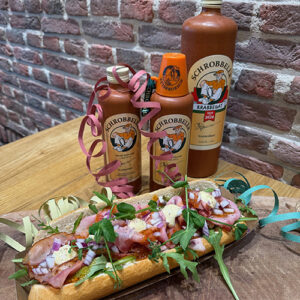 Broodje van de week: Demi baguette warme beenham met Schrobbelèr-dressing