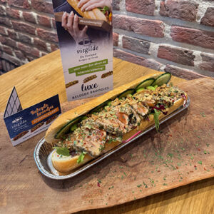 Broodje van de week: Demi baguette zalmfurikake met heerlijke topping